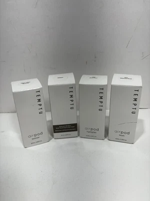 Temptu Air Pod Lot Of 4 Set  Highlighter Bronzer Blush Hair Color Airbrush NEW - Image 1 of 4