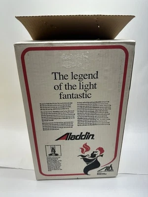 Lámpara de aceite de queroseno vintage Aladdin B165 modelo 23 quemadores Foto 1 de 4