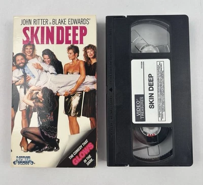 Skin Deep (1989, VHS) Romantic Comedy - Image 1 of 4