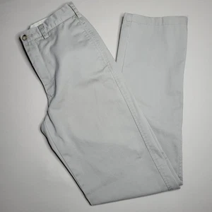 Chinos Banana Republic para hombre talla 28x34 gris caqui pierna cónica oficina ropa de trabajo - Imagen 1 de 12
