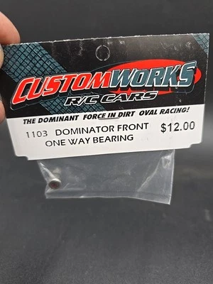 Custom Works Dominator IV Front One Way Bearing 1103 Vintage Dirt Oval Superior  - Image 1 of 3