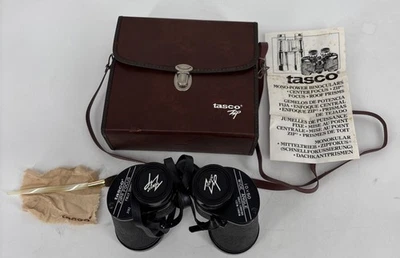 Tasco Model 219Z 10x50mm Wide Angle Fully Coated Zip Focus Binoculars & Case - Image 1 of 4