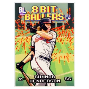 2023 Topps Big League Gunnar Henderson 8 Bit Ballers RC #8B-9 Near Mint - Bild 1 von 3