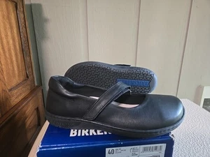 BIRKENSTOCK LORA BLACK SZ 40 NIB - Picture 1 of 4