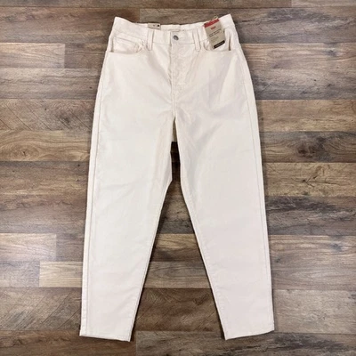 Levi's Pants Womens 31x27 Corduroy High Waist Mom Jeans Relaxed Tapered NEW - Image 1 of 4
