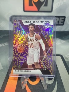 2019 Panini Mosaic Darius Garland Purple Snakeskin NBA Debut /24 - Picture 1 of 2