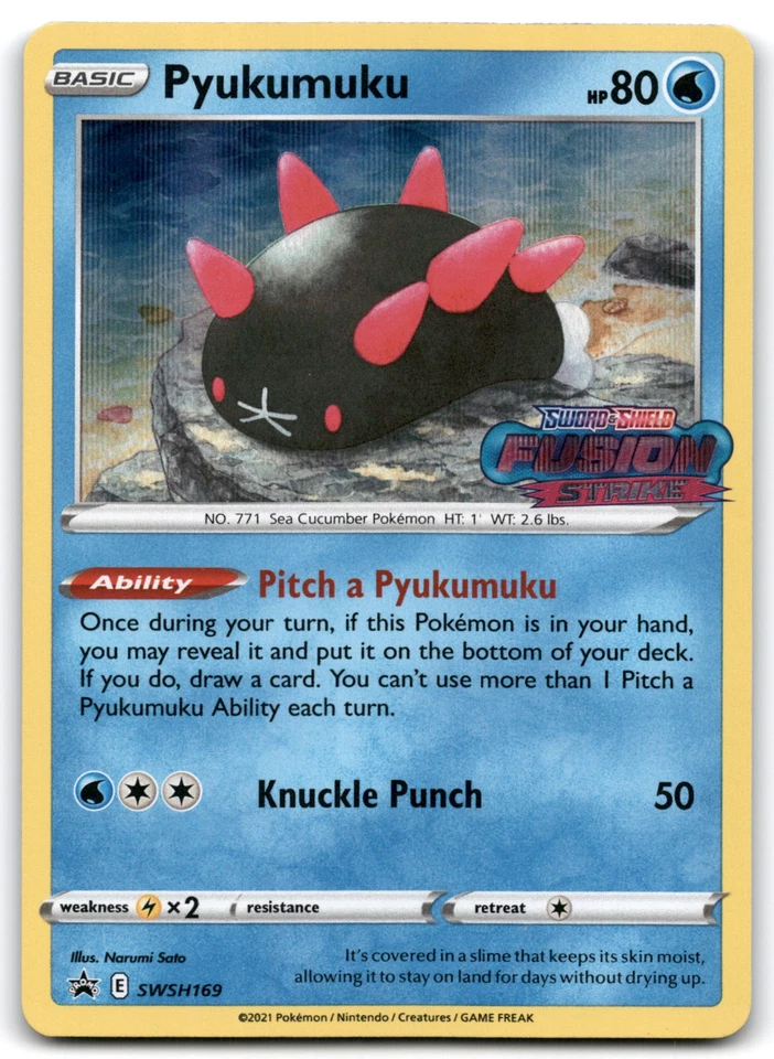 Pyukumuku SWSH169 SWSH: Sword & Shield Promo Cards - Image 1 of 2