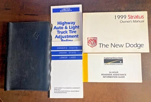 99 1999 Dodge Stratus owners manual tire policy roadside Lemon Law Orig Case - Picture 1 of 1