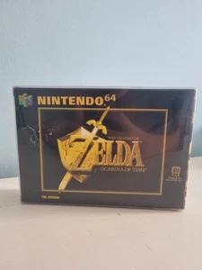 Zelda Ocarina of Time N64 – Complete in Box CIB + Acrylic Protector - Untested - Picture 1 of 5