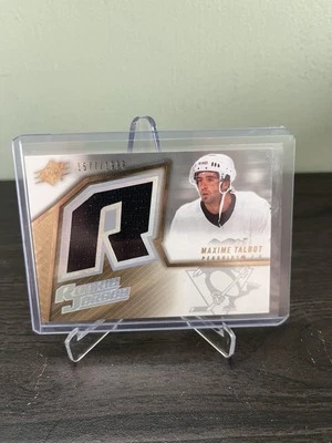 2005-06 SPx Rookie Jersey /1999 Maxime Talbot #139 RC Pittsburgh Penguins - Image 1 of 2