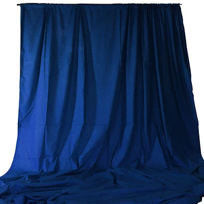 Photography Studio Backdrop 20 W x 9 H ft Royal Blue Theater Stage Panel Drape  - Image 1 of 2