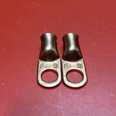 Deka 05336 Copper Battery Cable Lug 2 Gauge 1/2" Stud ( 2 Pack ) - Image 1 of 4