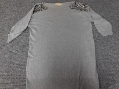 Michael Kors женщин свитер средний серый эластичной пуловер классический - Изображение 1 из 4