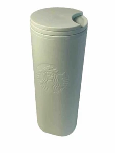 Neu mit Etikett Starbucks 2023 matt neuwertig hellgrün Kern Dreieck Wasserflasche Becher - Bild 1 von 8