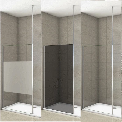 AICA 8mm Nano ESG Duschwand Dusche Walkin Duschtrennwand Duschabtrennung Duschkabine