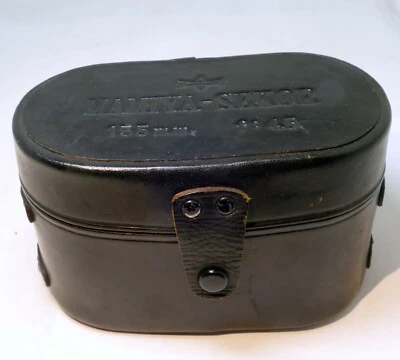 Estuche de lente Mamiya para Sekor 135 mm f4,5 TLR estuche rígido (se adapta a 80 mm f2,8) Foto 1 de 4