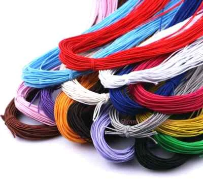 4m x 0.8mm 1mm Round Elastic Cord Beading Stretch Hat Thread String DIY Bracelet - image 1 of 4
