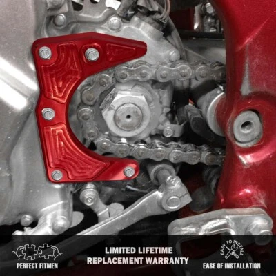 Chain Guard Broken Case Saver Repair Kit for Yamaha Raptor 700 YFM700 06-23 RED - Image 1 of 4