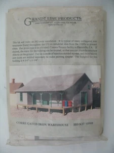 Grandt Line HO Kit 5908: Corrugated Iron Warehouse - Picture 1 of 6