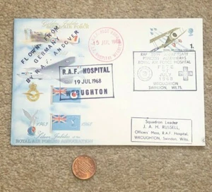 1968 volado desde Alemania por RAF ANDOVER RAF HOSPITAL WEBERG CUBIERTA - Imagen 1 de 5