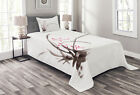 Art Bedspread Traditional Ink Orchid