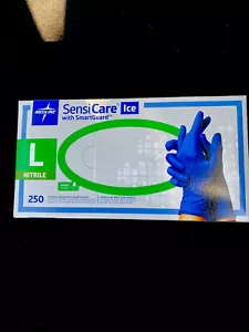 Powder-Free Nitrile Exam Gloves, Medline Size LARGE 250/BX - Picture 1 of 1