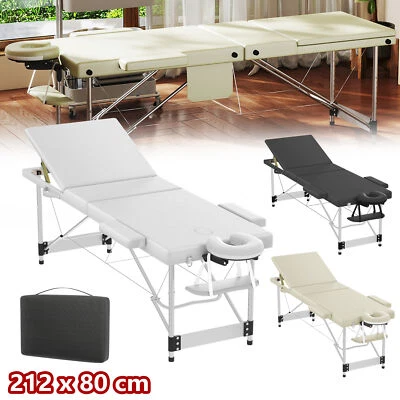 Massageliege Massagetisch Massagebank Massagebett Klappbar Mobil Kosmetikliege - Bild 1 von 4