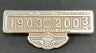 LIMITED EDITION HARLEY DAVIDSON 100TH ANNIVERSARY STERLING SILVER ODOMETER PIN