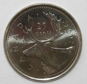 DOUBLE SIDED CANADIAN QUARTER DOLLAR COIN / DOUBLE SIDED COIN CANADIAN QUARTER - Picture 1 of 5