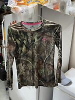 Junior's Mossy Oak Camo Deer Black Shirt Women's America Hunting US Outdoors Tee