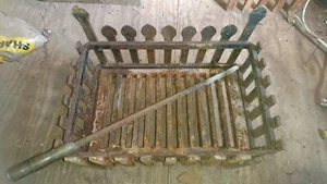 Open fire Log Fire Grate (steel) fireplace log basket - Picture 1 of 4