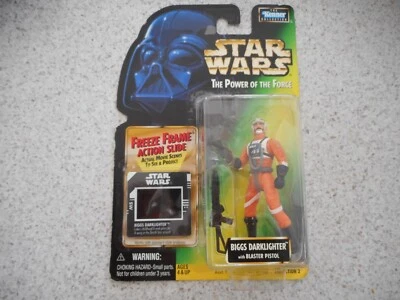 STAR WARS THE POWER OF THE FORCE ACTION FIGURE FREEZE FRAME BIGGS DARKLIGHTER Foto 1 de 4