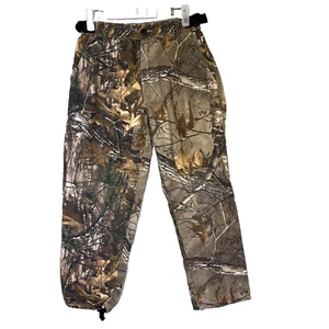 ScentBlocker Pants Boys Large Brown Camo Cotton Mid-Rise Drawstring Hem M929 - Picture 1 of 11