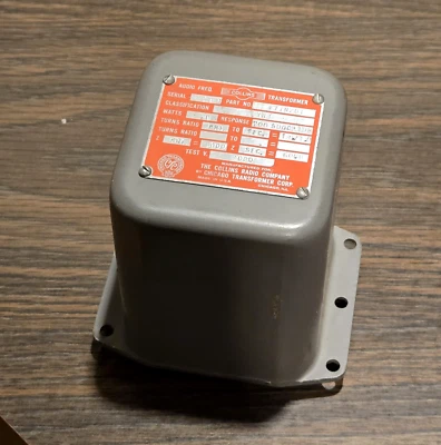 Collins Radio Modulation Transformer 677N201 - Image 1 of 3