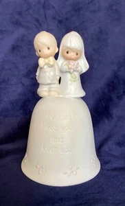 Campana de boda vintage Precious Moments 1981 ""The Lord Bless You and Keep You - Imagen 1 de 5