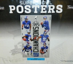New York Giants SuperBowl Champions XLVI (2012) WALL POSTER NFL FOOTBALL 22X34 - Picture 1 of 4