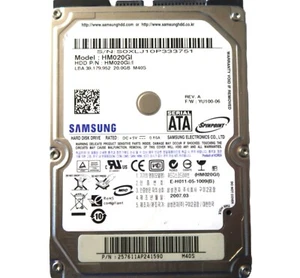 Samsung HM020GI HM020Gi/I YU100-06 REV A (S0XL) M40S 2.5" 20gb 2007.03 - Picture 1 of 1