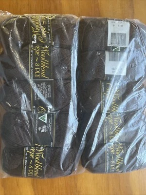 Yarn Bulk! 10x 50g Balls Panda Wool Blend Crepe 8ply Dark  Brown - image 1 of 4