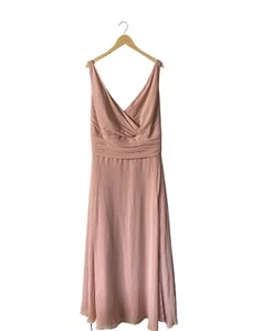 CELEBRATE DB STUDIO langes Chiffon Surplice Tank Desert langes Kleid Gr-24 - Bild 1 von 7