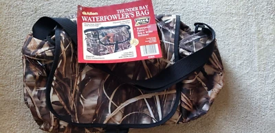 BOLSO GRANDE IMPERMEABLE CAMUFLAJE ALLEN THUNDER WATERFOWLER'S NUEVO CON ETIQUETAS Foto 1 de 4