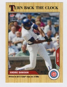 2020 Topps Now Turn Back The Clock Andre Dawson #124 Baseballkarte (PR 522) - Bild 1 von 2
