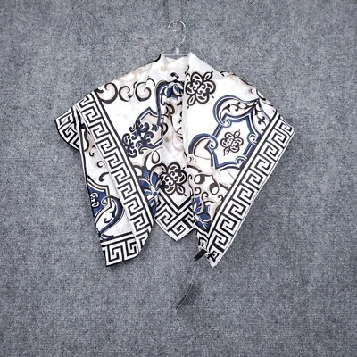 NUEVO Bufanda de la Casa Blanca Mercado Negro Mujer Talla Única Blanco Bandana Geo Pañuelo para el Cuello Foto 1 de 4