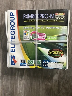 Elitegroup/ECS P4M800PRO-M V 2.0 LGA775 mATX Motherboard - Image 1 of 4