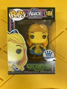 Funko Pop! Alice Curtsying In Wonderland Black Light Funko Shop Exclusive 1058 - Picture 1 of 2