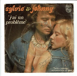 Johnny HALLYDAY & Sylvie VARTAN Vinyle 45T J'AI UN PROBLEME .D'AMOUR PHILIPS 384 - Imagen 1 de 3