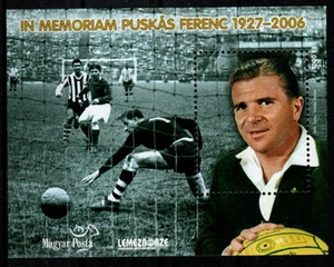 HUNGARY - 2007.Commem. Sheet - In memoriam Ferenc Puskas - Picture 1 of 1