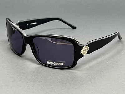 Gafas de sol Harley Davidson HDX818 BLK3 negras 60 mm marco rectangular para mujer Foto 1 de 4