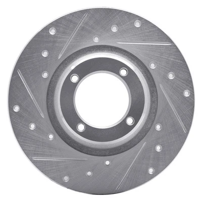 For Triumph TR7 75-80 Brake Rotor eLINE Drilled & Slotted 1-Piece Front Driver - Изображение 1 из 4