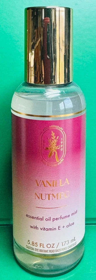 *НОВЫЙ* ВАНИЛЬ + МУСКАТНЫЙ ОРЕХ ~ ЭФИРНОЕ МАСЛО ПАРФЮМЕРНЫЙ ТУМАН ~ Bath & Body Works - Изображение 1 из 1