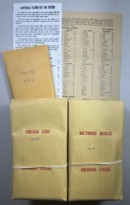 APBA Baseball 1964 Season Complete Set w/XBs & extras GREAT condition! - Image 1 of 4